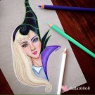 "AURORA VS MALEFICENT" ORIGINAL ARTWORK "AURORA VS MALEFICENT" ORIGINAL ARTWORK