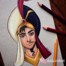 "ALADDIN VS JAFAR" ORIGINAL ARTWORK "ALADDIN VS JAFAR" ORIGINAL ARTWORK