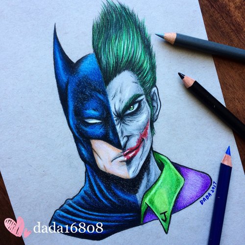 easy joker batman drawings