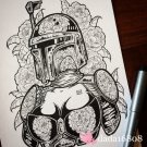 "BOBA FETT" ORIGINAL ARTWORK "BOBA FETT" ORIGINAL ARTWORK