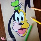 "GOOFEY & PLUTO" ORIGINAL ARTWORK