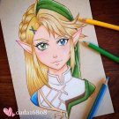 "LEGEND OF ZELDA & LINK" ORIGINAL ARTWORK