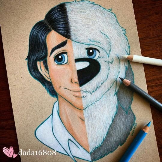 "PRINCE ERIC & MAX" ORIGINAL ARTWORK
