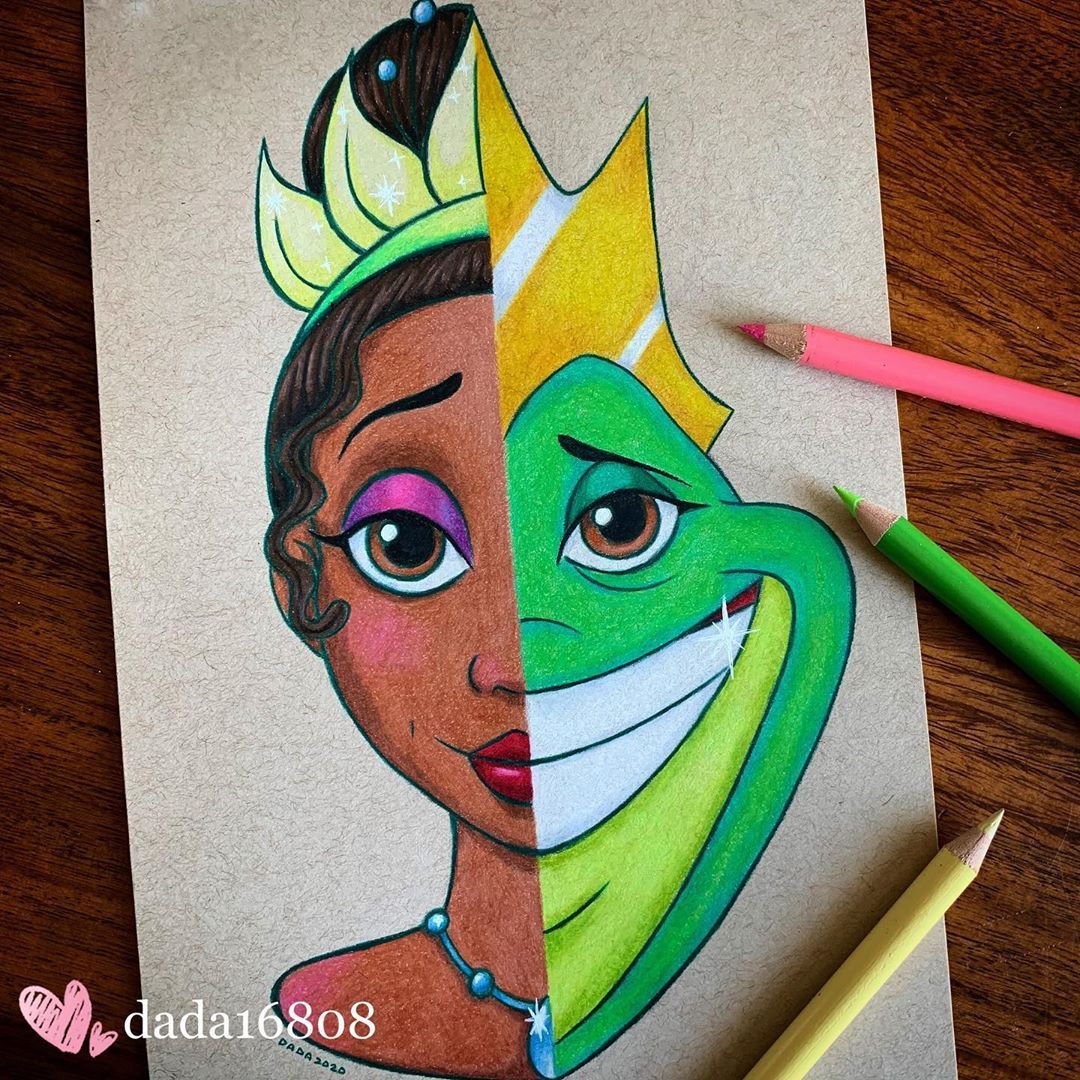 "PRINCESS & THE FROG" PRINT