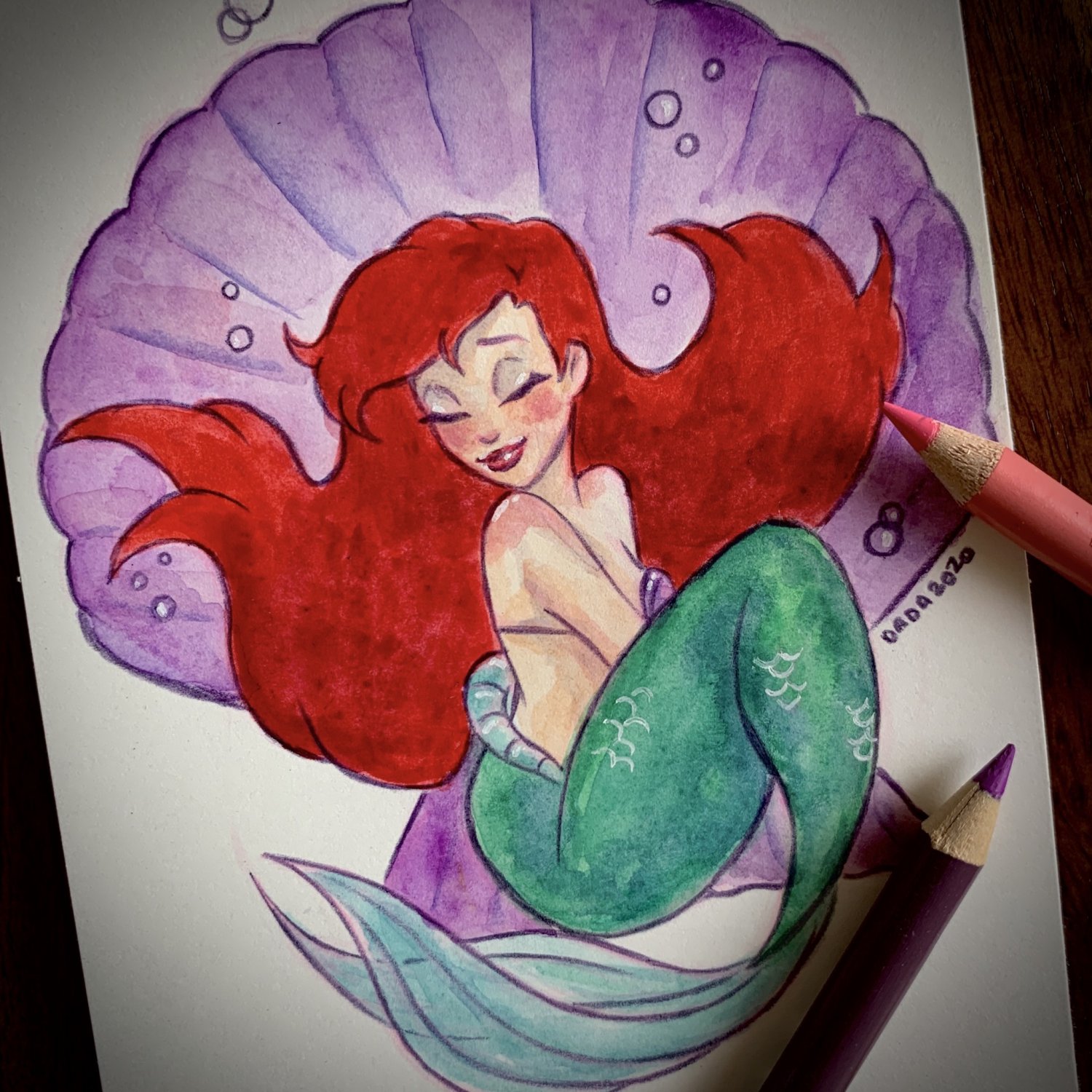&acirc;��ARIEL&acirc;�� ORIGINAL ARTWORK