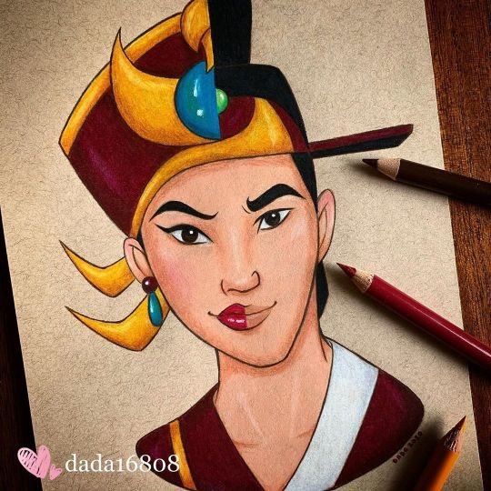 "MULAN & LI SHANG" ORIGINAL ARTWORK