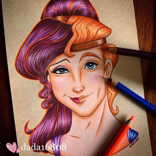 "MEGARA & HERCULES" ORIGINAL ARTWORK