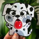 "DALMATIAN SPLAT!” CUTE EYES VINYL STICKER