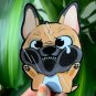 "FRENCHIE SPLAT!&acirc;�� CUTE EYES VINYL STICKER
