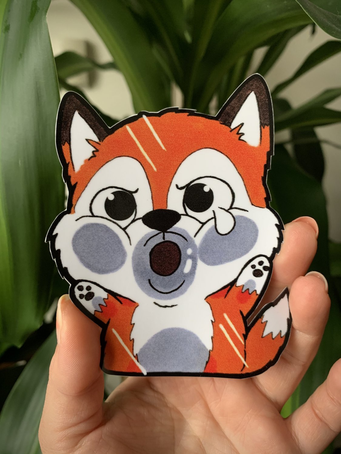 "FOXY SPLAT!&acirc;�� VINYL STICKER
