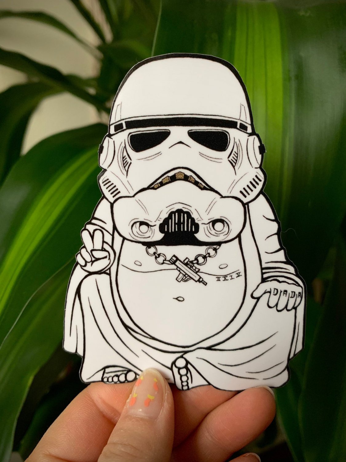 "BUDDAH TROOPER&acirc;�� VINYL STICKER