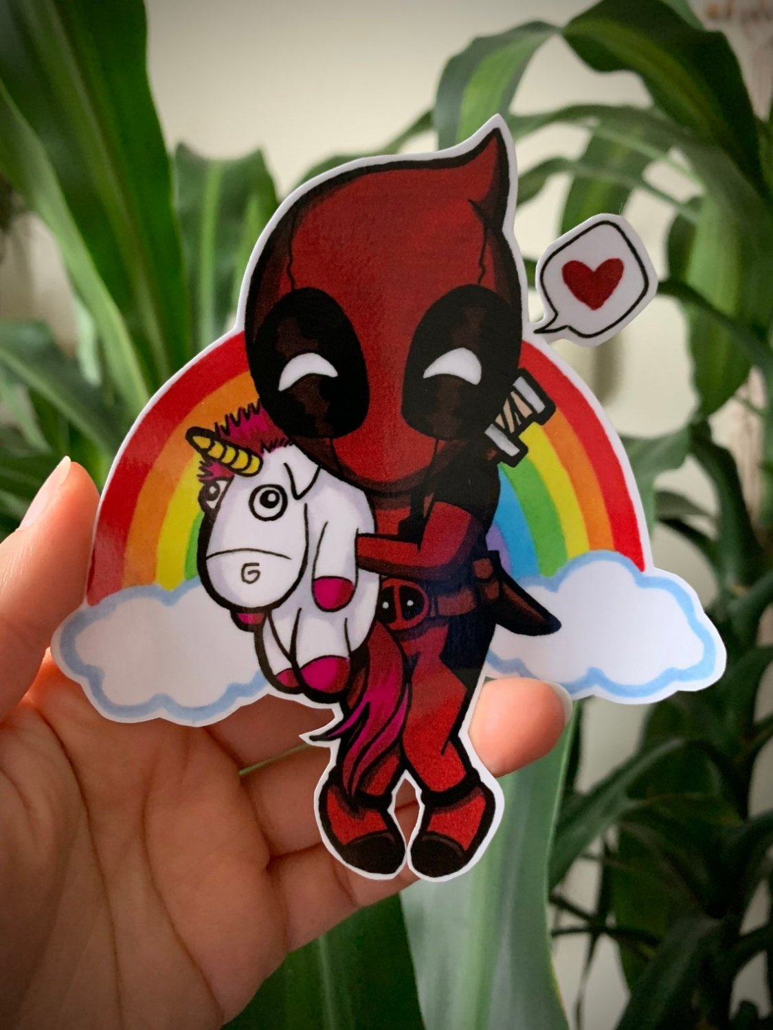LARGE &acirc;��DEADPOOL&acirc;�� VINYL STICKER