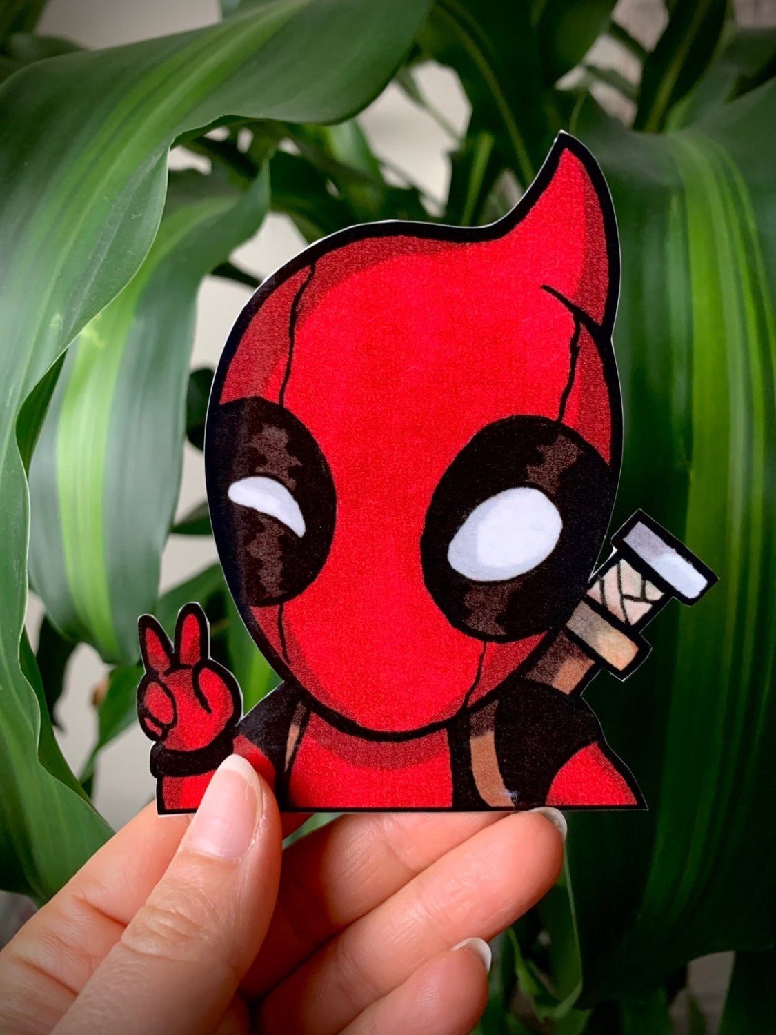 "DEADPOOL&acirc;�� PEEKER VINYL STICKER