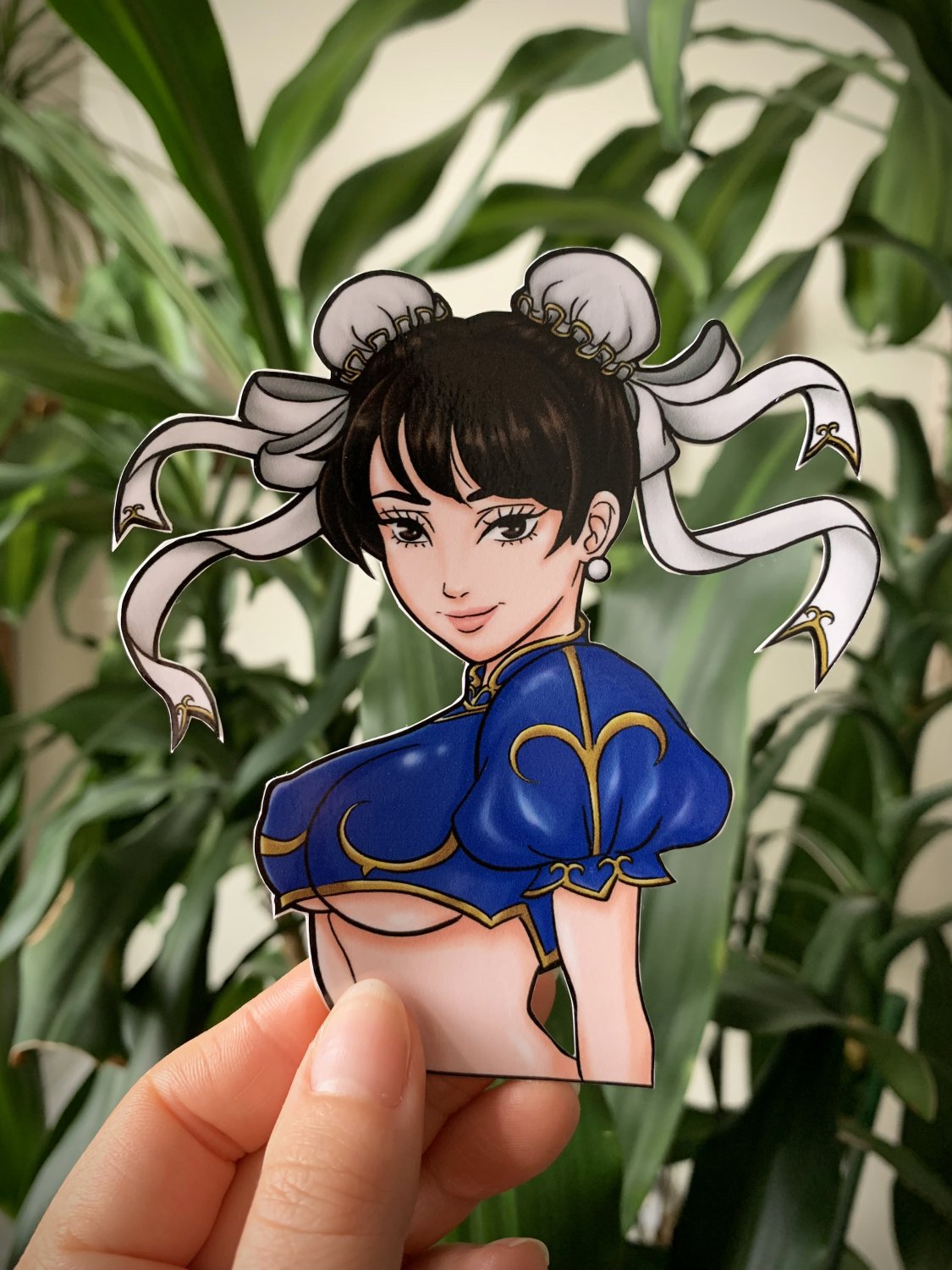 "CHUN LI&acirc;�� PEEKER VINYL STICKER