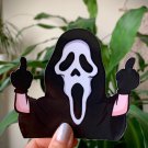 "GHOST FACE” PEEKER VINYL STICKER