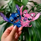 "STITCH & ANGEL” PEEKER VINYL STICKER