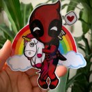 "DEADPOOL” PEEKER VINYL STICKER