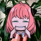 "ANYA NAUGHTY” PEEKER VINYL STICKER