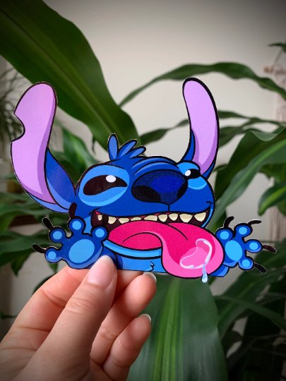 "STITCH&acirc;�� PEEKER VINYL STICKER
