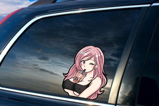 "ANNA-CHAN&acirc;�� PEEKER VINYL STICKER