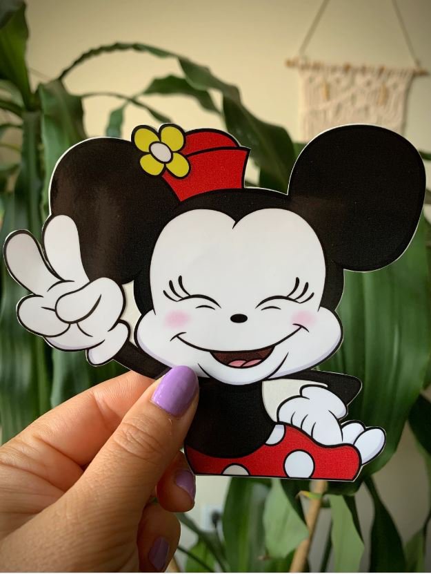 MINNIE VINYL STICKER