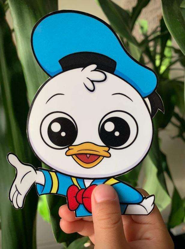 "DONALD&acirc;�� PEEKER VINYL STICKER