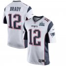 Men's New England Patriots Tom Brady Nike White Super Bowl LIII Bound Game Jersey