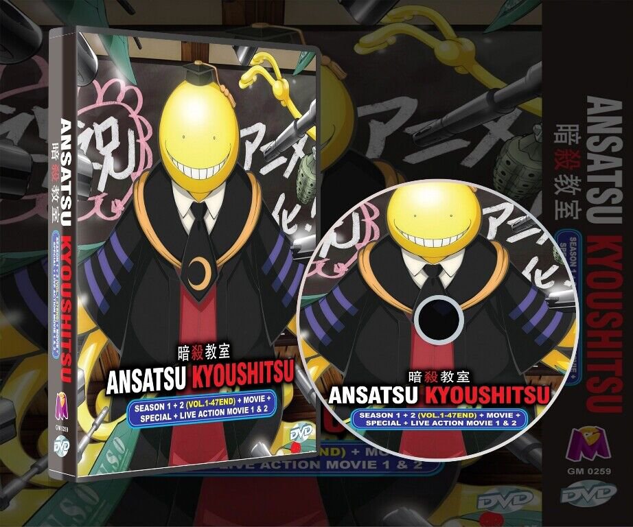 Ansatsu Kyoushitsu Anime Complete Set Season 1+2+Movie+Special+Live