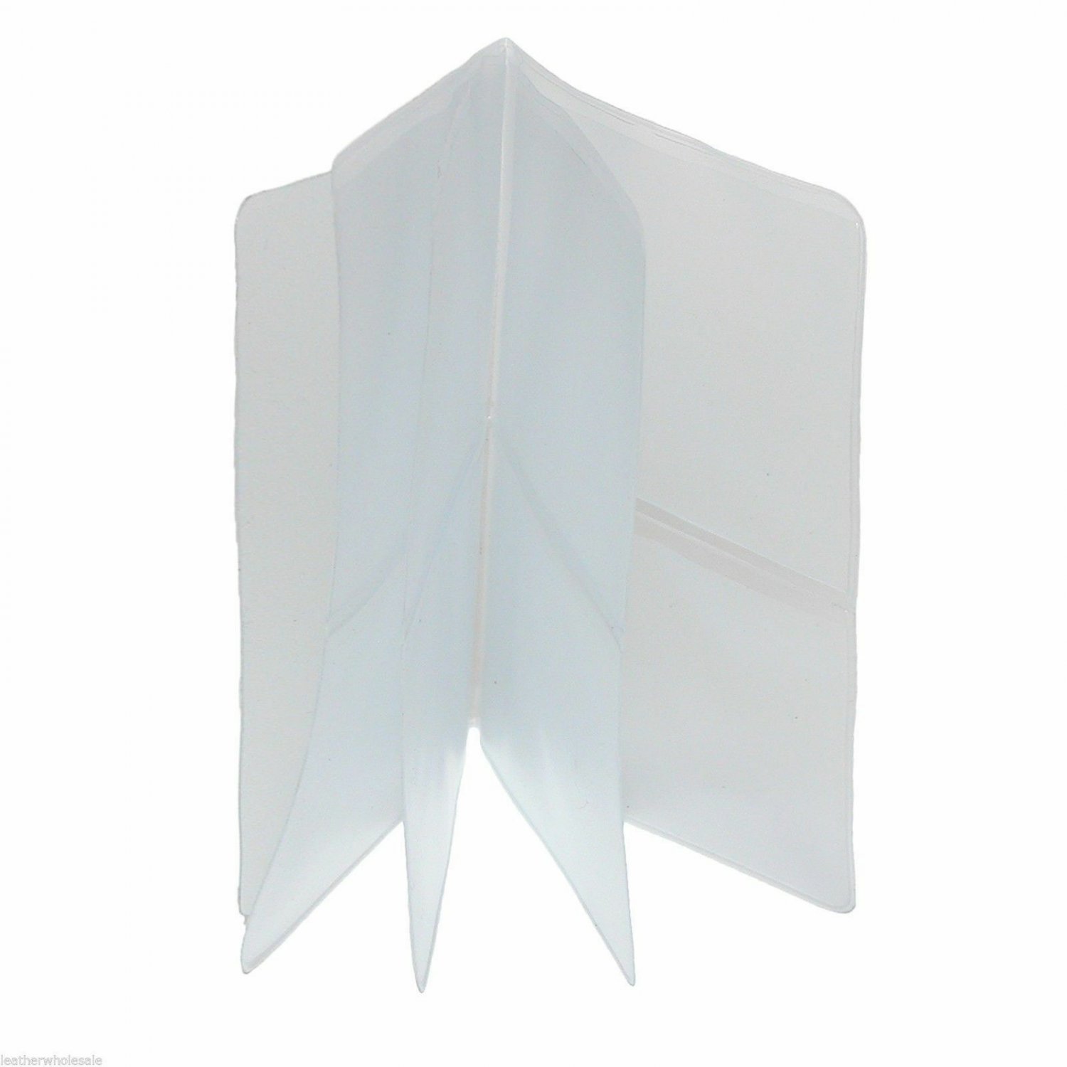 Set of 2 Clear Plastic Inserts Credit Card Replacement Holder Wallet 3