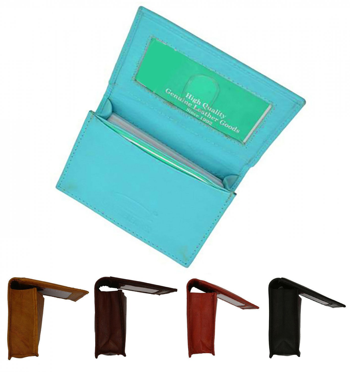 Genuine Leather Expandable Pocket Credit Card ID Holder Unique Men's Wallet