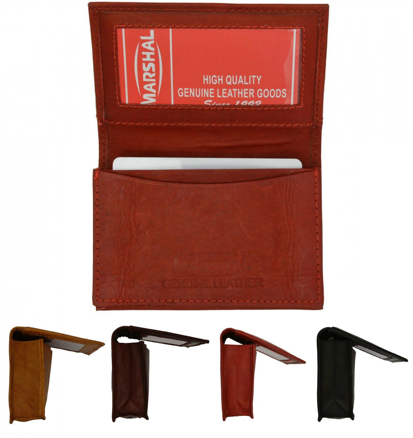 Genuine Leather Expandable Pocket Credit Card ID Holder Unique Men's Wallet