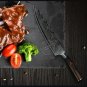8'' Chef Knife Kitchen High Carbon Stainless Lasered Damascus Veins Wood Handle