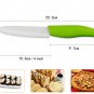 Ceramic Kitchen Knife-Set w/ Acrylic Holder- Utility Knife, Paring Knife, Peeler