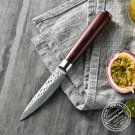 3.5'' Japanese Damascus Stainless Steel Utility Kitchen Chef Knife Wooden Handle