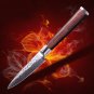 3.5'' Japanese Damascus Stainless Steel Utility Kitchen Chef Knife Wooden Handle