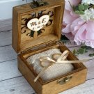 Wooden Ring Pillow Box. Oriental Carved Wedding Ring Holder. Ring Bearer Pillow, Personalized.