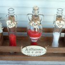 Sand Ceremony Set, 2 Amphora Shaped Bottles, Personalized Wedding Unity Rustic Wedding, Wedding Gift