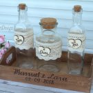 Sand Ceremony Set 2+1, Personalized Wedding Unity Sand Ceremony. Wedding Ceremony Wedding Gift.