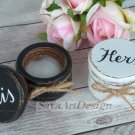 Wedding Ring Box Mr and Mrs. Wooden Ring Bearer Box. Bride And Groom Ring Pillow Box. Wood Rustic