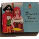 Treasure Chest Incense Cones by Kamini (10 Cones and a Burner Per Box)