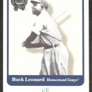 2001 Greats of the Game 71 Buck Leonard