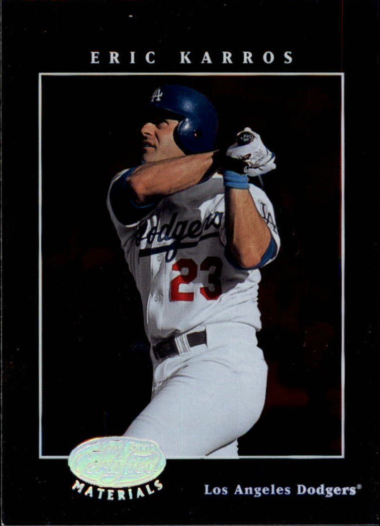 2001 Leaf Certified Materials 11 Eric Karros