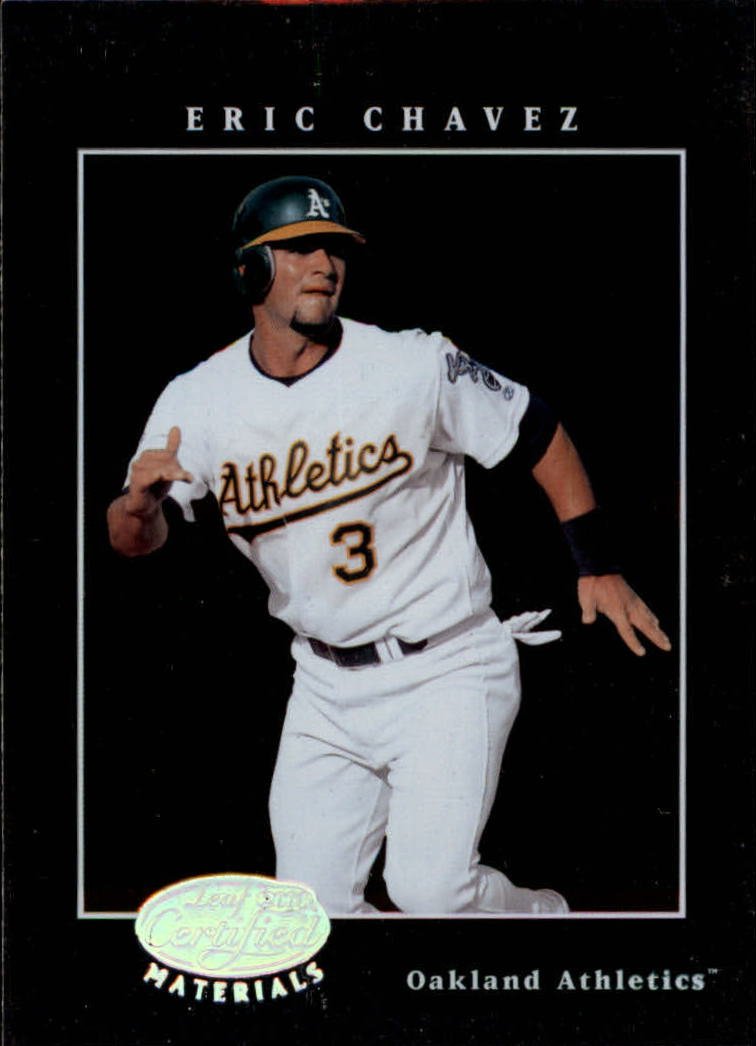 2001 Leaf Certified Materials 60 Eric Chavez