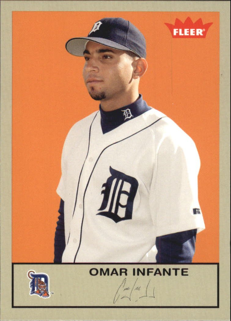 2005 Fleer Tradition Gray Backs 100 Omar Infante