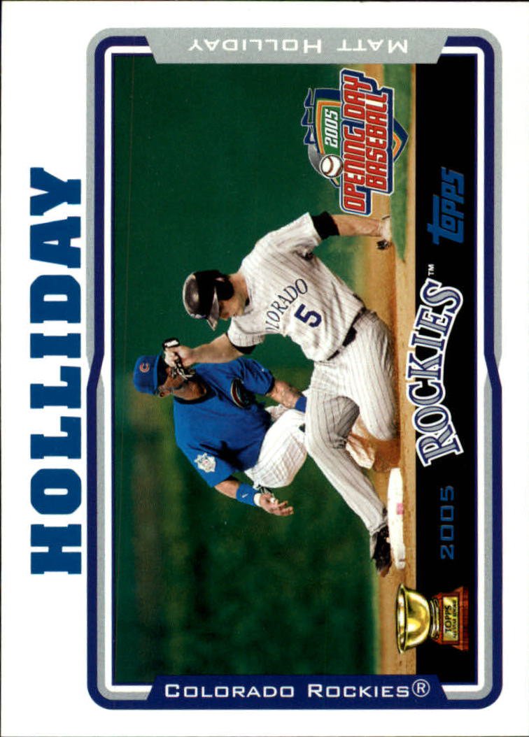 2005 Topps Opening Day 136 Matt Holliday