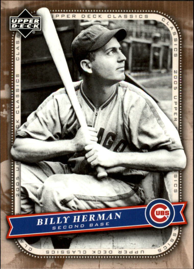 2005 Upper Deck Classics 7 Billy Herman