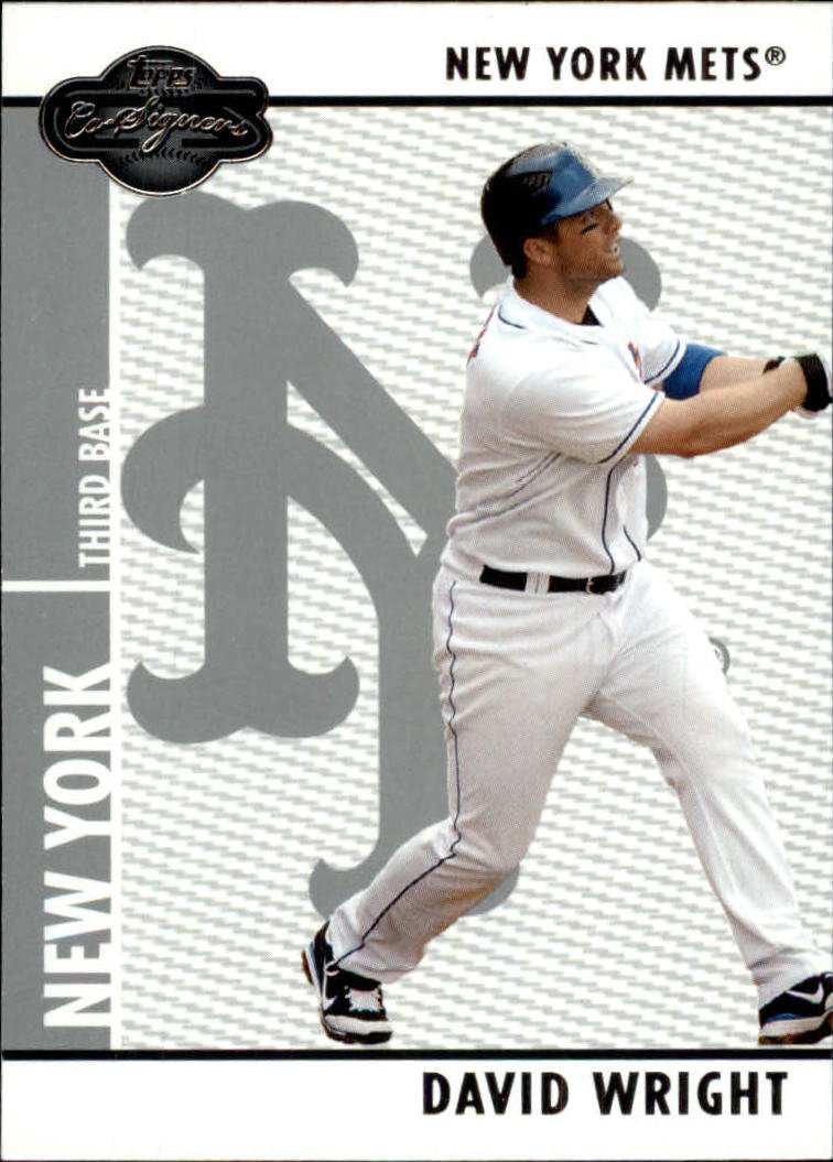 2008 Topps Co-Signers 80 David Wright