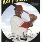 2008 Topps Heritage Black Back 14 Gary Matthews
