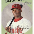 2008 Topps Heritage Black Back 54 Justin Upton