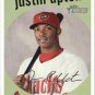 2008 Topps Heritage Black Back 54 Justin Upton